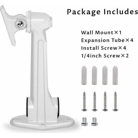 Mini support de projecteur mural – charge 3kg, longueur 16-20cm, aluminium, CCTV/caméra (1/4)