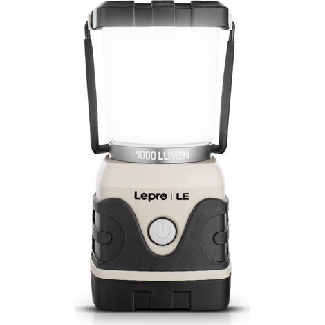 Lampe Camping LED. Lanterne Camping Puissante 1000lm. Alimentation par pile. Luminosité Réglable. Etanche. pour Camping. Bivouac. Pêche. Randonnée. Cave (1/5)