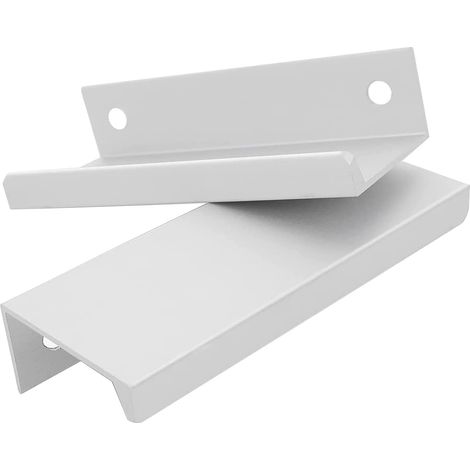 Lot de 2 poignées meubles invisibles, tiroir, placard cuisine (1/5)
