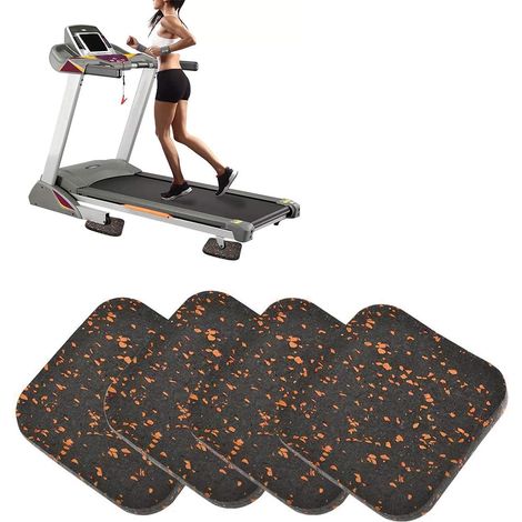 Lot de 4 patins en caoutchouc antichoc pour machine à laver - Patins antidérapants et amortisseurs pour tapis de course de machine à laver, réduisant le bruit