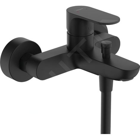 Mitigeur baignoire mécanique HANSGROHE Rebris S noir mat (1/5)