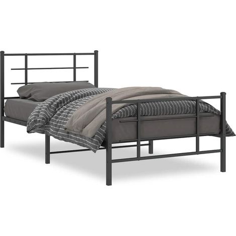 Maison Exclusive - Estructura cama sin colchón con estribo metal (1/5)