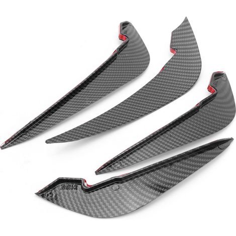 Frontstoßstangenspoiler, Lippensplitter, Entenbürzel für Audi A4 B9 (2020–2021), Carbonfaser-Optik, Autozubehör (1/5)