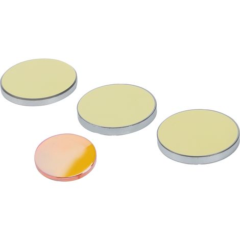 Laserlinsen-Set (3-teilig), 25-mm-Reflektorspiegel (1 Stück), Fokussierlinse, Teile für Graviermaschinen, 25-2063,5 (1/5)