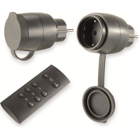 REV 0085600503 Presa Intelligente Wireless 3680 W 230 V IP44 Frequenza 433,92 MHz colore Nero (1/2)