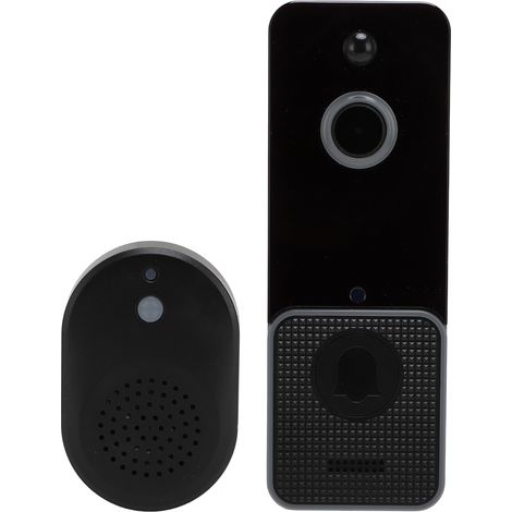 1080P Wireless Doorbell Video Camera with Chime 2.4G WIFI PIR Motion Detection Voice Changer 2 Way Intercom (1/5)