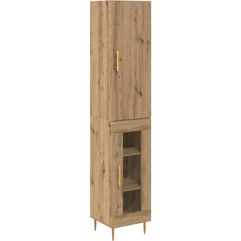 Maison Exclusive - Haut Armoire 2 pcs Chêne artisanal Bois d'ingénierie