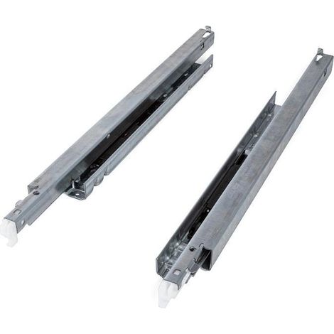 guía shelf. acero /galvanizado. extracción total. apertura push - salice tipo cierre push medida shelf 400mm