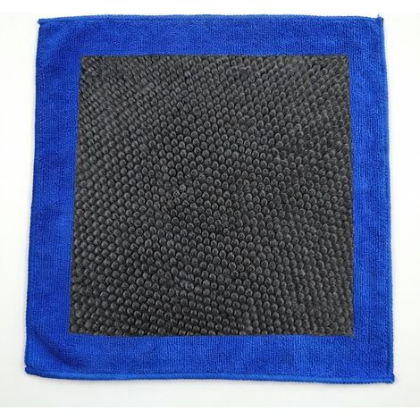 Chiffon d'argile à pois bleu de décontamination (1/5)