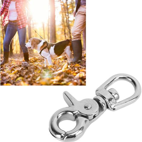 65mm Clasps à Griffe en Acier Inoxydable, Crochets à Détente pour Laisse de Chien, Bricolage Sacs et Porte-Clés