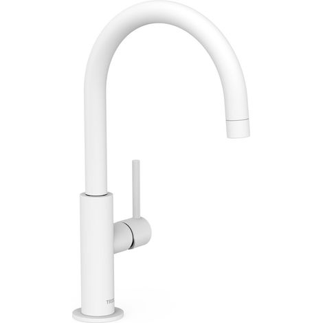 GRIFO MONOMANDO ALTO CON MANETA LATERAL PARA LAVABO