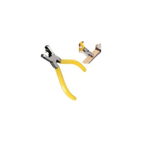Perforatrice per cuoio - Perforazione facile - Fori rotondi da 2 mm per cinture, selle, cinturini per orologi, scarpe, abbigliamento, ecc. - Crezuo