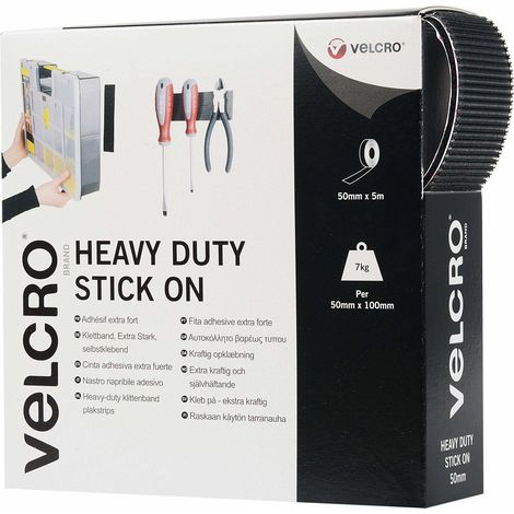 Nastro adesivo Velcro vel-ec60243 50 mm x 5 m resistente alle intemperie