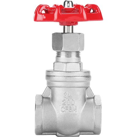Vanne à guillotine rotative DN20 en acier inoxydable BSPP G3/4 pour eau, huile et gaz (1/5)
