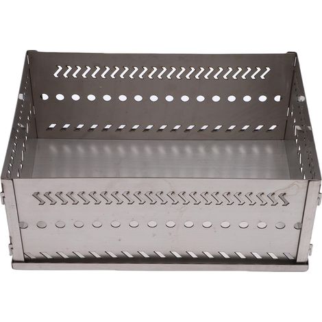 Panier à pierres de sauna portable et multifonctionnel en acier inoxydable, grande capacité, pour poêle à bois et charbon (SL 300) (1/5)
