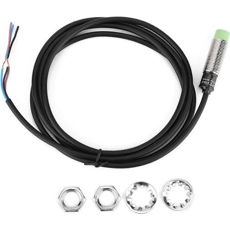 BERM PR12-4DN Näherungsschalter, induktiv, 3-Draht, NO-NPN-Sensor, 10–30 V DC, 4 mm