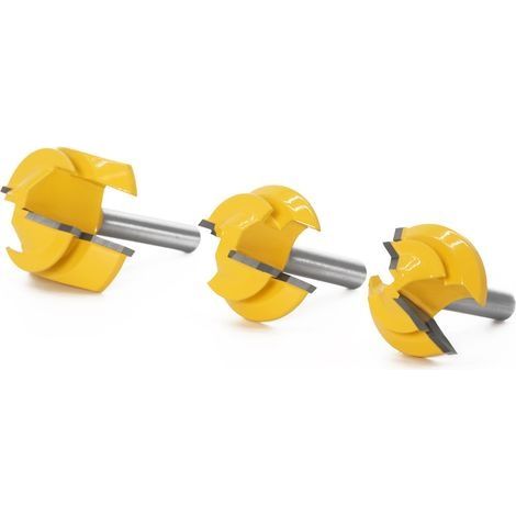 8-mm-Schaft-45°-Gehrungsschneider mit Zapfenverbindung, Holzbearbeitungswerkzeug zum Schneiden von Holz, Hartmetalllegierung, 6/6,35 mm, 1-1/2" (1/4)