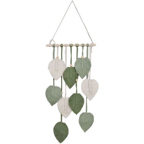 Macramé Décoration mural Bohème, Tenture Macramé, Déco Boho, pour Chambre à Coucher, Salon, Bureau, Appartement (1/5)