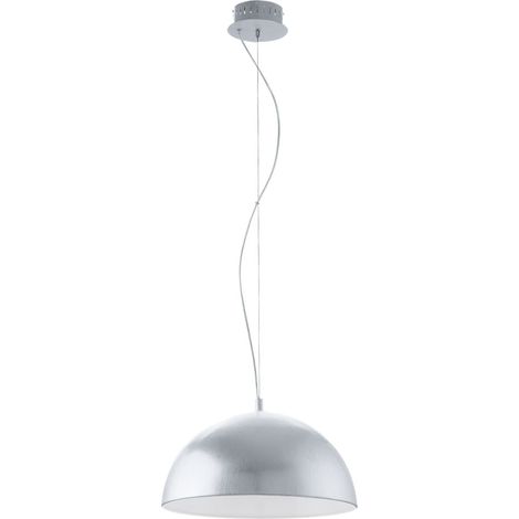 Plafonnier LED 18 watts salon suspension éclairage argent Eglo 92951 (1/4)