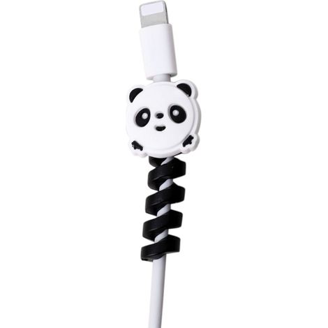 Protecteur de câble en spirale en silicone motif panda, économiseur de fil, 7 – DELKEVIC (1/5)