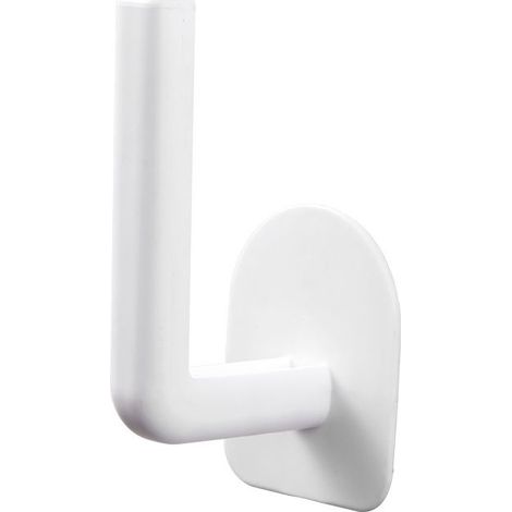 Étagère de cuisine murale sans perçage, support multifonction pour planche à découper, crochet de rangement pour tasses mural de salle de bain, blanc, lot de 2 (1/5)