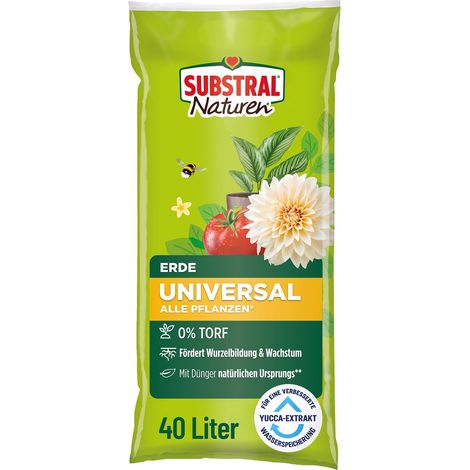 Universalerde substral 40.0 l vielseitig Garten Innen Außen (1/5)