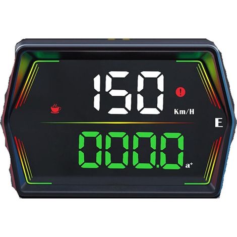 Compteur de Vitesse numérique for Voiture, Affichage tête Haute, Grande Police, Boussole, Heure, Alarme survitesse, for Toutes Les Voitures, personnalisé (1/5)