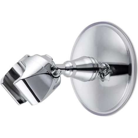 ABS suction cup shower head holder, wall-mounted, non-marking, 360-degree rotating suction cup holder (1/5)