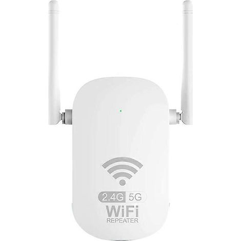 WLAN-Repeater AC1200 Dualband-Repeater mit 2 Antennen - EU-Stecker