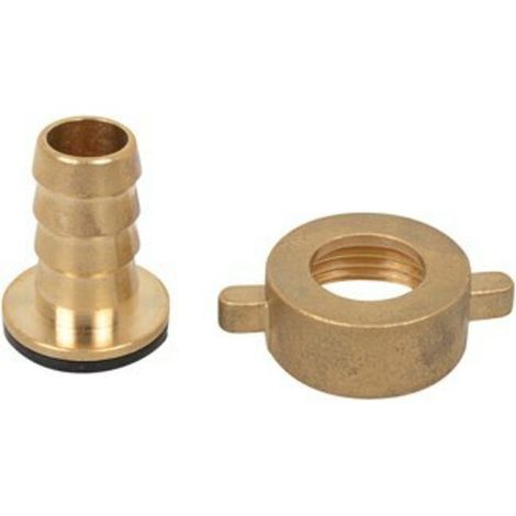 KIRCHHOFF MS Schlauchverschraubung, blank, 3/4"M x 1/2"T