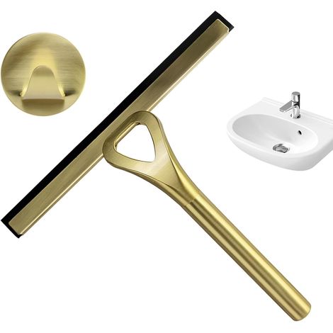 Raclette pour verre de douche, inox, pour carrelage et maison (1/5)