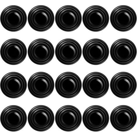 Set of 20 rubber shock absorbers for car doors, shock absorber seals, anti-collision parts and accessories (1/5)