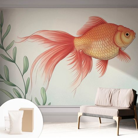 Newroom Tapete Dekorative Vliestapete mit Kleber Modern für Wohnzimmer Schlafzimmer Wasserschönheit 312x219 cm (1/5)