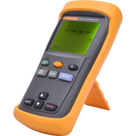 Thermomètre numérique portable à contact LCD avec capteur à thermocouple (1/5)