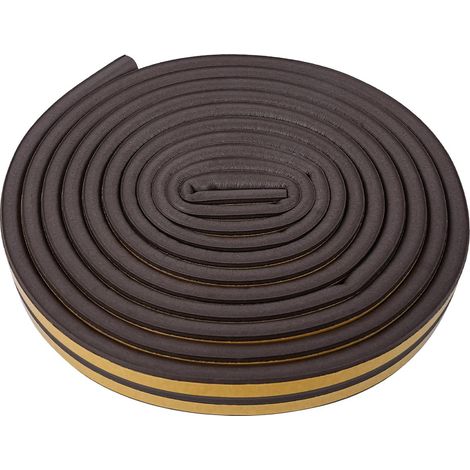 Tür- und Fensterdichtungen: stoßfest, schalldicht und wasserdicht 9 x 6 mm 6 Meter. (1/5)
