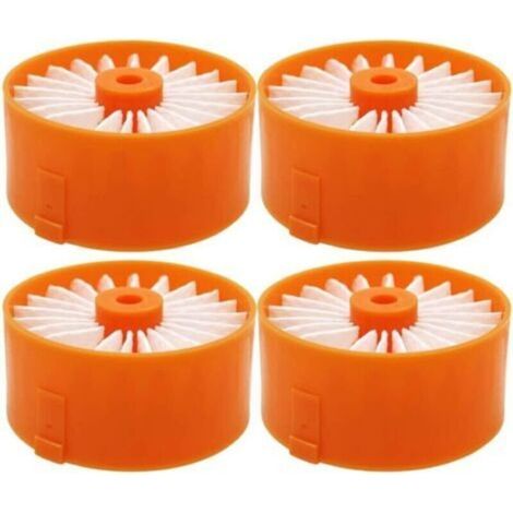 Filtre pour aspirateur sans pour SCHWARZ + DECKER POWERSERIES pour outils de remplacement pour BSV2020G Accessoires de balayeuse (lot de 4 unités) (1/4)