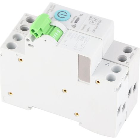 Disjoncteur intelligent 1P+N 25A 6KA avec temporisation de coupure, télécommande et commande Wi-Fi. (1/5)