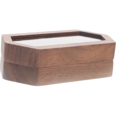 Boîte à Fermeture Magnétique Coffret à Bijoux Compact Boîte à Fiançailles Portable pour Rangement et Protection (1/5)