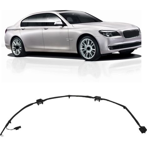 Buse de lave-glace chauffante à trois buses en ligne 61667202027, adaptée aux BMW Série 7 F01-F04 2008–2015. (1/5)