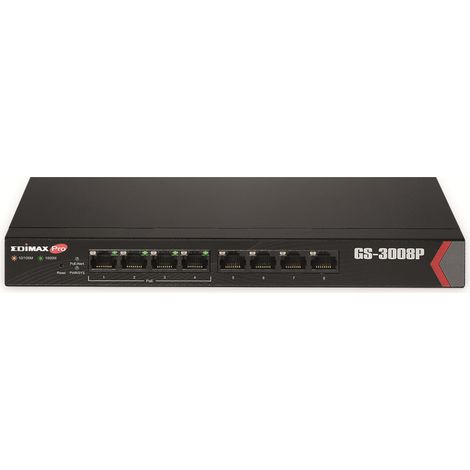 8-Port Gigabit Web Managed Switch für Langstrecken mit 4 PoE+-Ports (1/4)