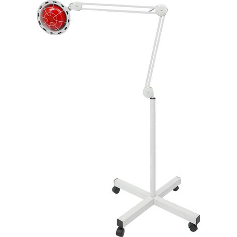 Lampe chauffante, température réglable, design portable, BLANC (1/2)
