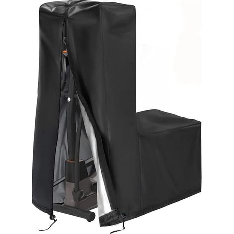 Protective Cover for Elliptical Exercise Machine and Fitness Equipment, Dustproof Waterproof Cover (181 x 74 x 165 cm, Black) (1/5)