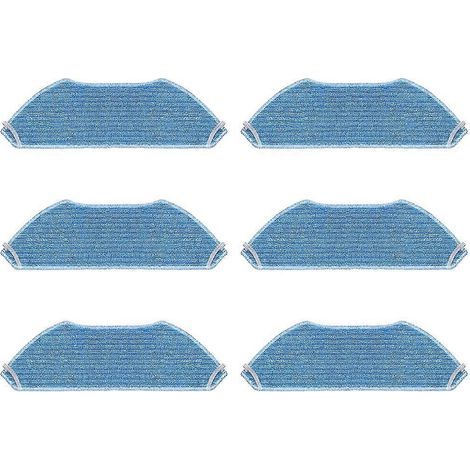 Lot de 6 lingettes de rechange pour balai aspirateur Lefant M2 PRO / M2S PRO / M1 / M2 / M2S / M2 Plus / U180 pour OKP K8 (6 pièces) (1/5)