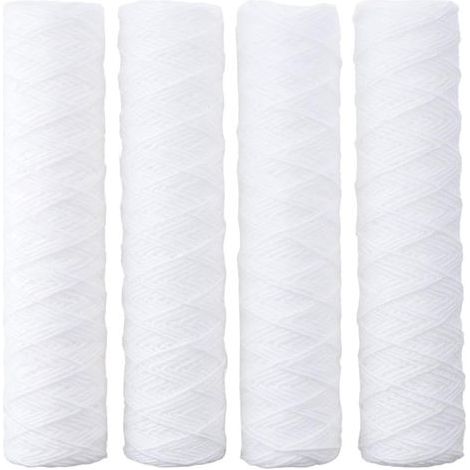 4 Pack 10 Inch Water Filter Replacement Cartridge for Any Reverse Osmosis System (1/5)