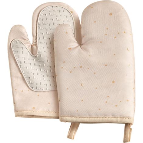 Gants de cuisine résistants à la chaleur 1 paire de maniques imperméables pour la cuisine, le camping, le barbecue, la cuisson, le micro-ondes (1/5)