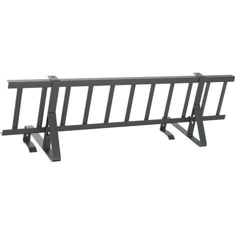 Roof Snow Guard Anthracite 100 x 29.5 x 34.5 cm Steel vidaXL