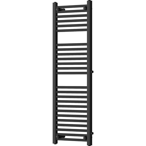 Mexen Mars seitlicher Badezimmerheizkörper 1200 x 400 mm, 439 W, schwarz - W110-1200-400-00-70-S (1/3)