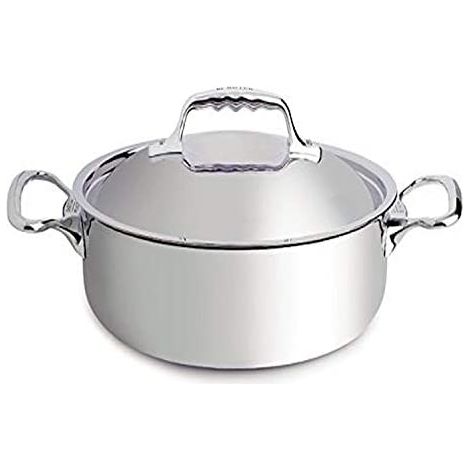 De Buyer Affinity Pentola Bassa con Coperchio 24cm