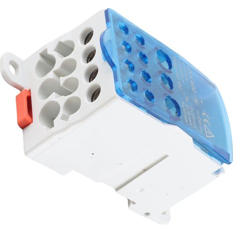 Royaume-Uni‑Boîte de distribution à bornier sur rail DIN 400 A, boîte de jonction électrique universelle (1/5)