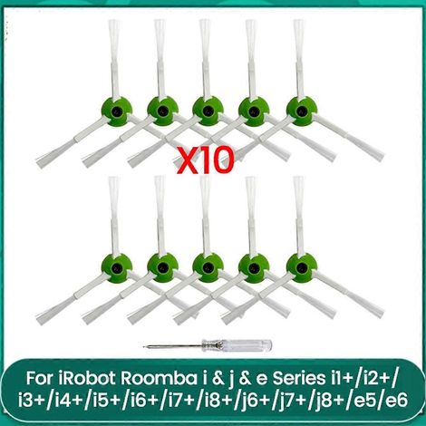 Edge-Sweeping brosses pour IRobot Roomba I & J & E série I1+/I2+/I3+/I4+/I5+/I6+/I7+/I8+/J6+/J7+/J8+/E5/E6 pièces d'aspirateur (1/5)